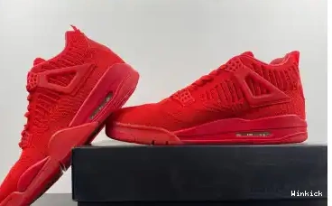 Red Retro Flyknit Jordan 4  AQ3559-600 0702
